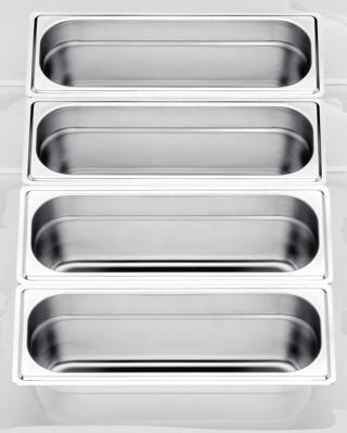 Kantin Rostfri GN 2/8x100mm 2,7L