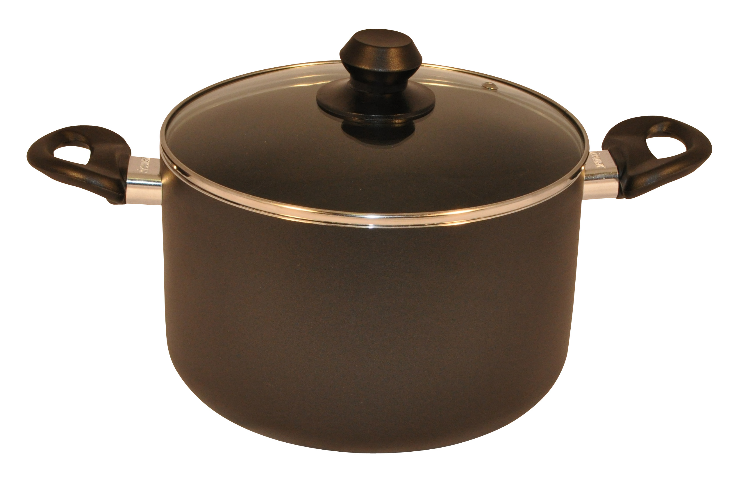 Kittel med glaslock induktion aluminium nonstick
23cm, h18cm, 5L