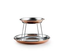 Skaldjursfat koppar förtennad insida 36cm h5,5