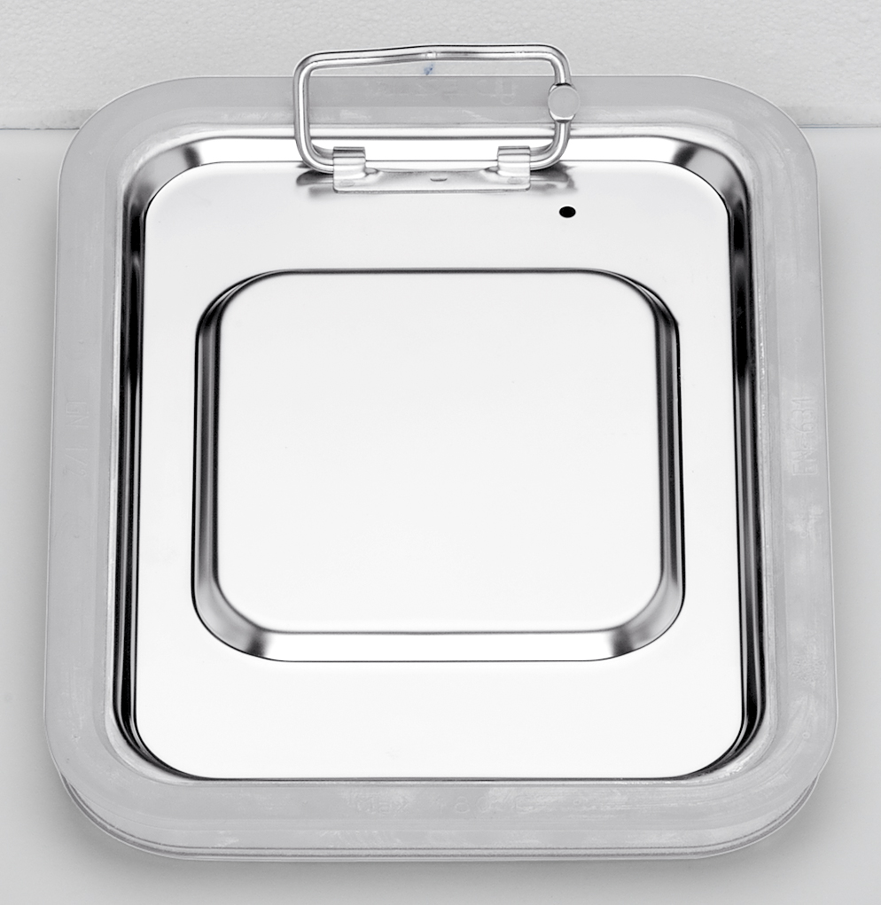 Lock med Hermetisk Tätning Rostfri GN 1/2