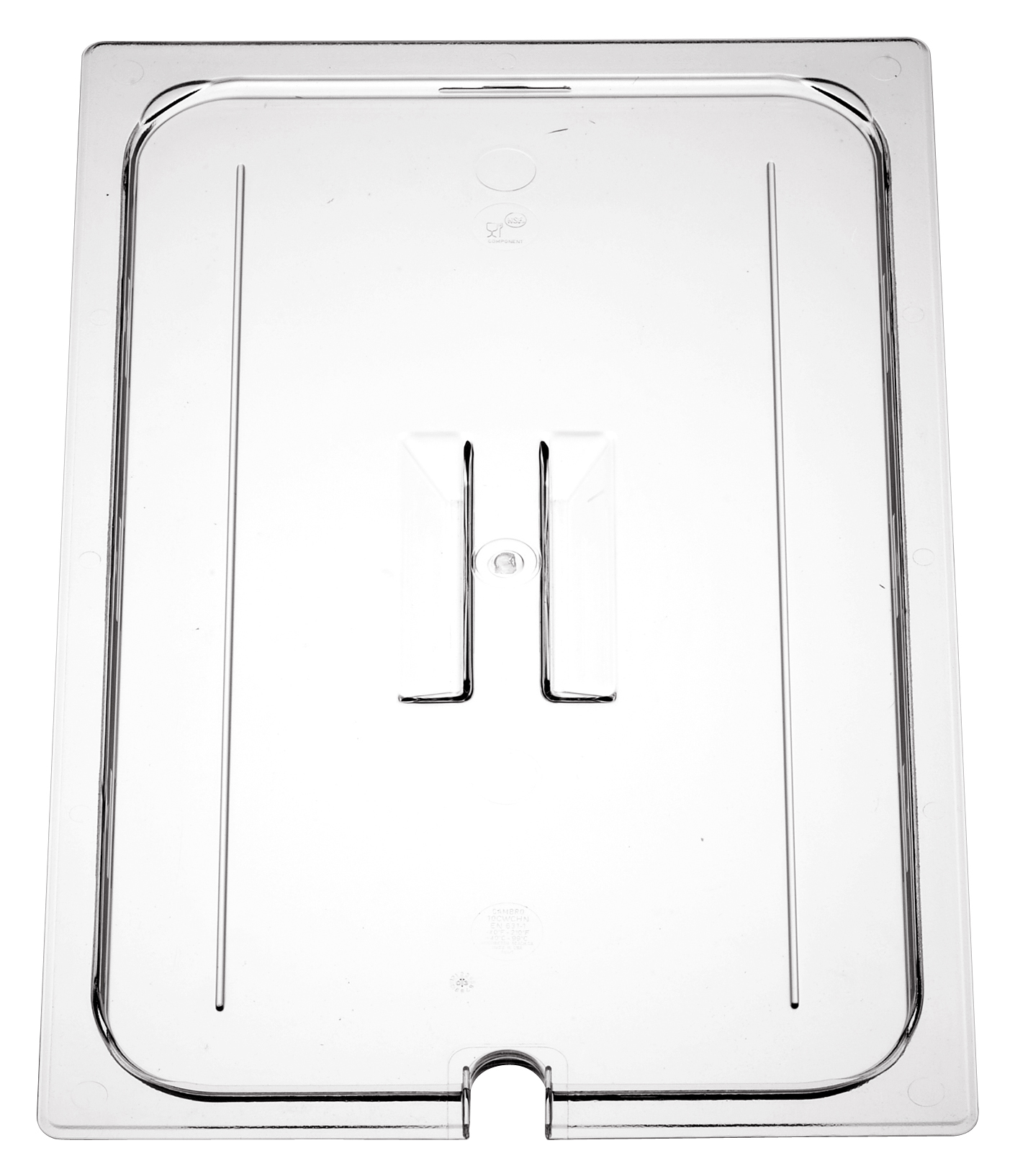 Lock med Urtag för Ösa Polykarbonat Transparent 
GN 1/1