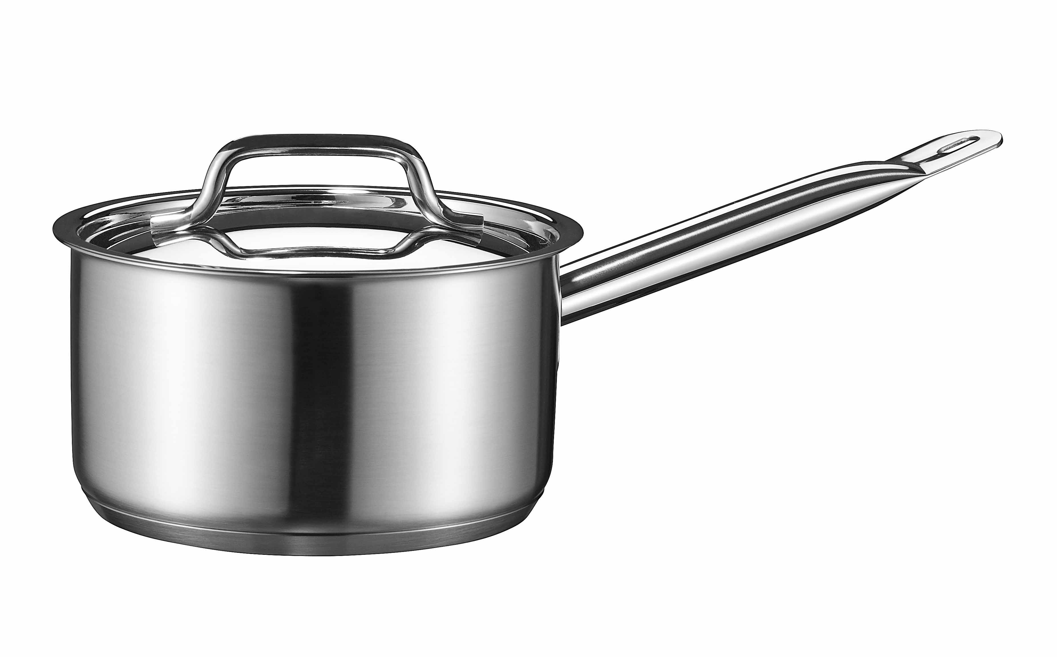 Kastrull med lock rostfri Ø20cm 3L Höjd 11 cm