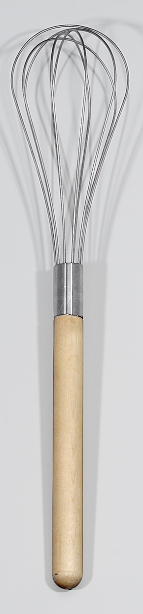 Ballongvisp rostfri trähandtag 60cm