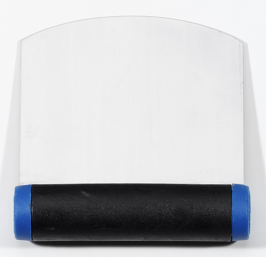 Degskrapa rundad hård rostfri/plast 11cm