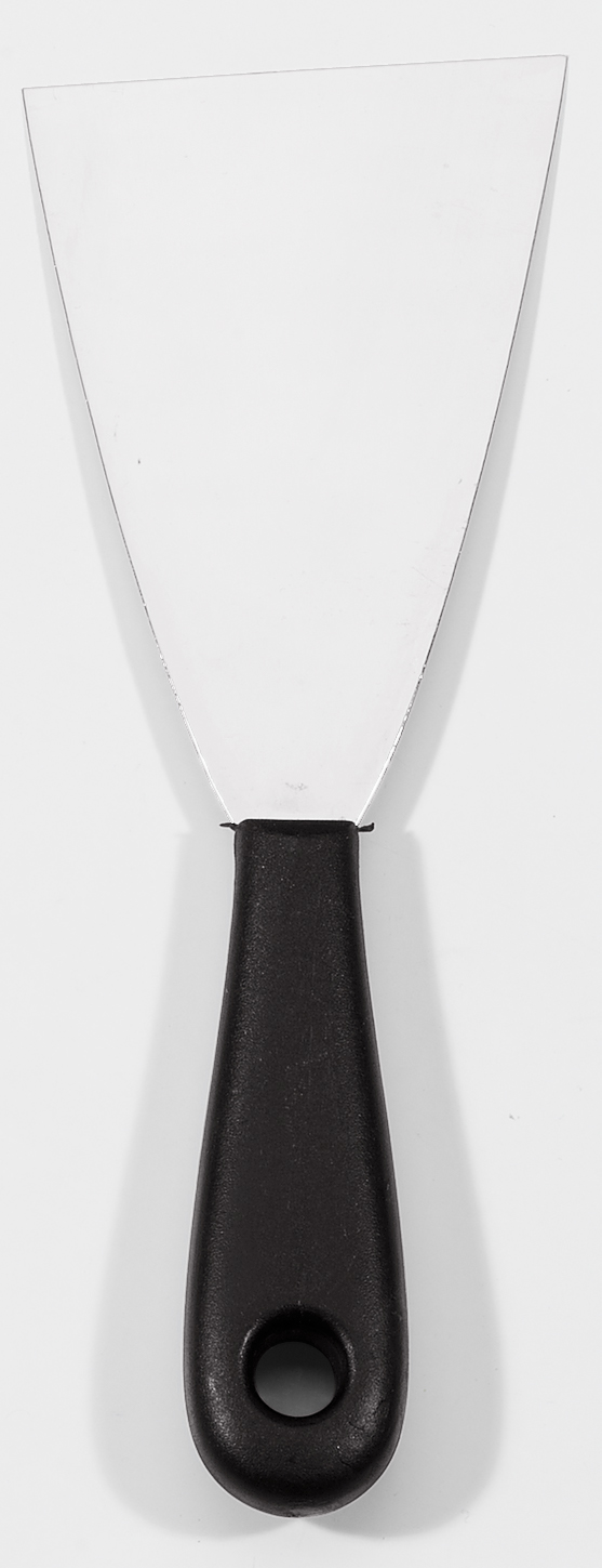 Degskrapa rostfri/plast 8cm