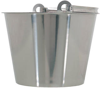 Hink rostfri utan bottenband 15L