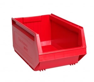 Förvaringsback Plast Röd 500x310x250mm 38,7L