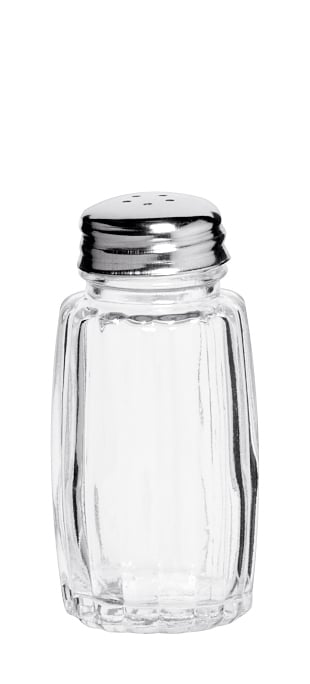 Pepparströare glas h8cm