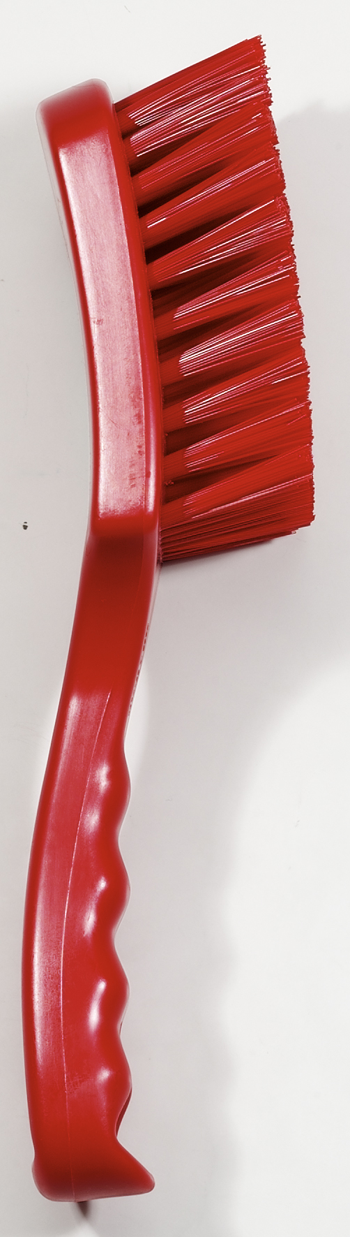 Diskborste bred röd 25cm