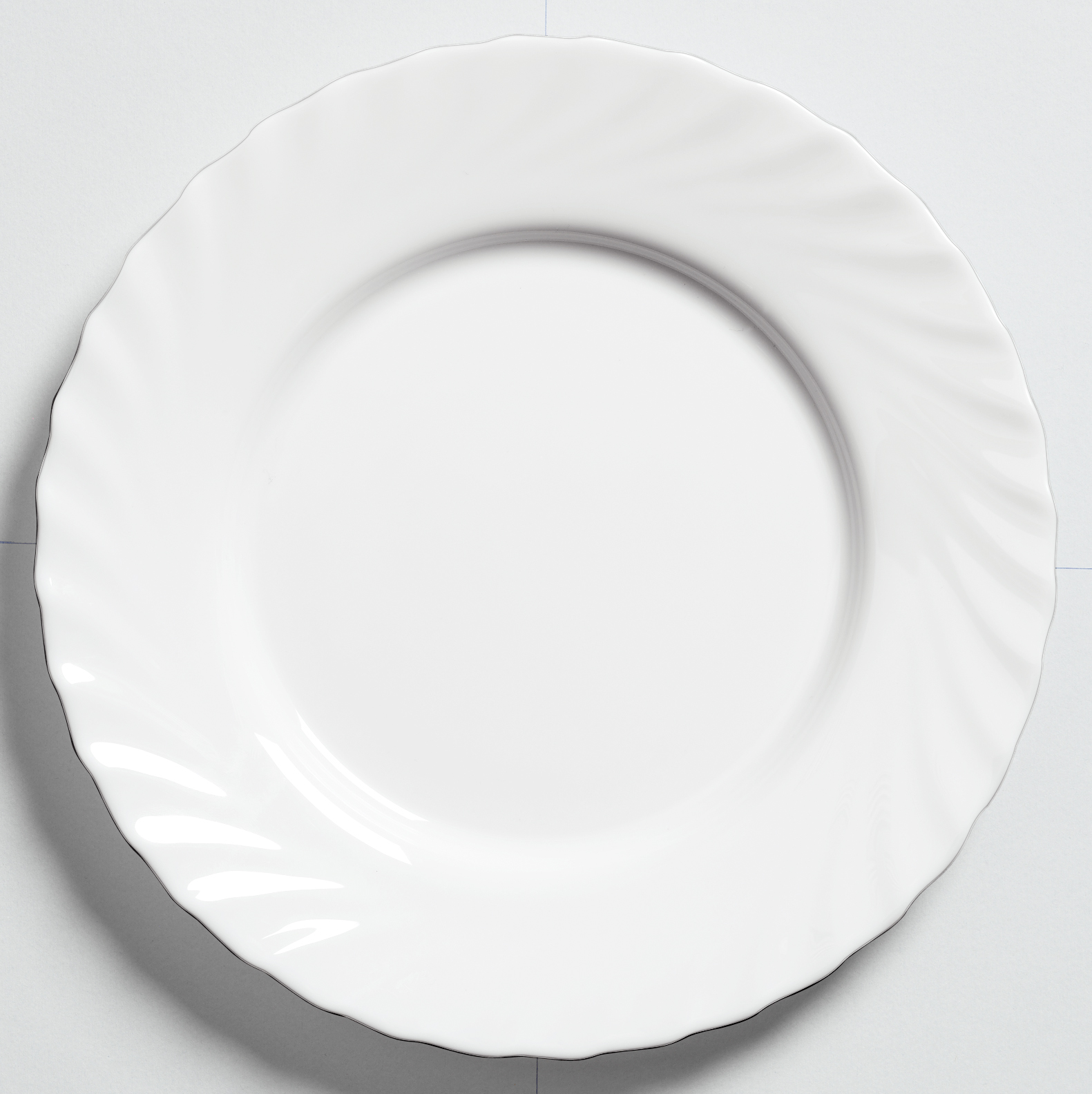 Trianon Tallrik Flat Opalglas Ø24,6cm