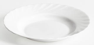 Trianon Tallrik Djup Opalglas Ø22,6cm