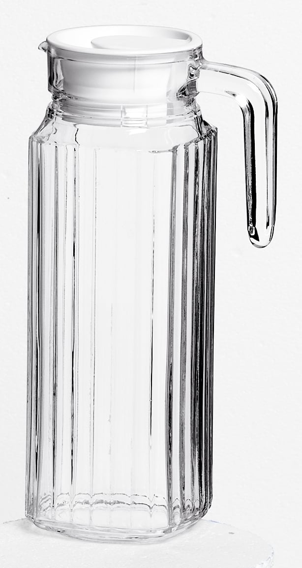 Tillbringare Glas med Plastlock 1,1L