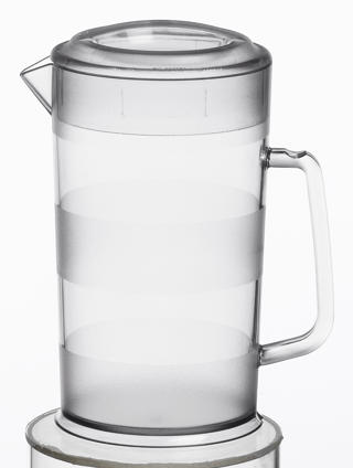 Tillbringare polykarbonat med lock 1,9 L