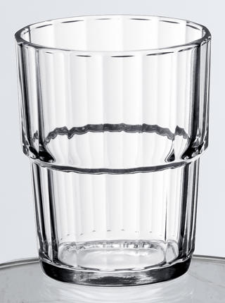 Norvege Glas Stapelbart Härdat 16cl Ø65mm 82mm
