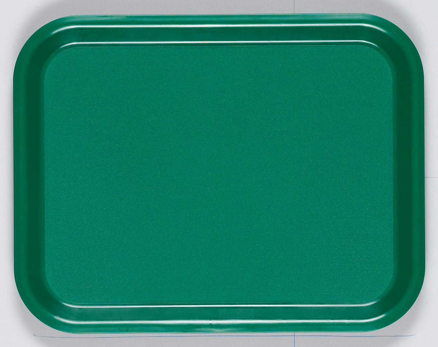 Bricka plast grön 36x28cm