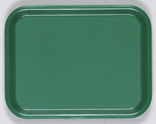 Bricka plast grön 36x28cm