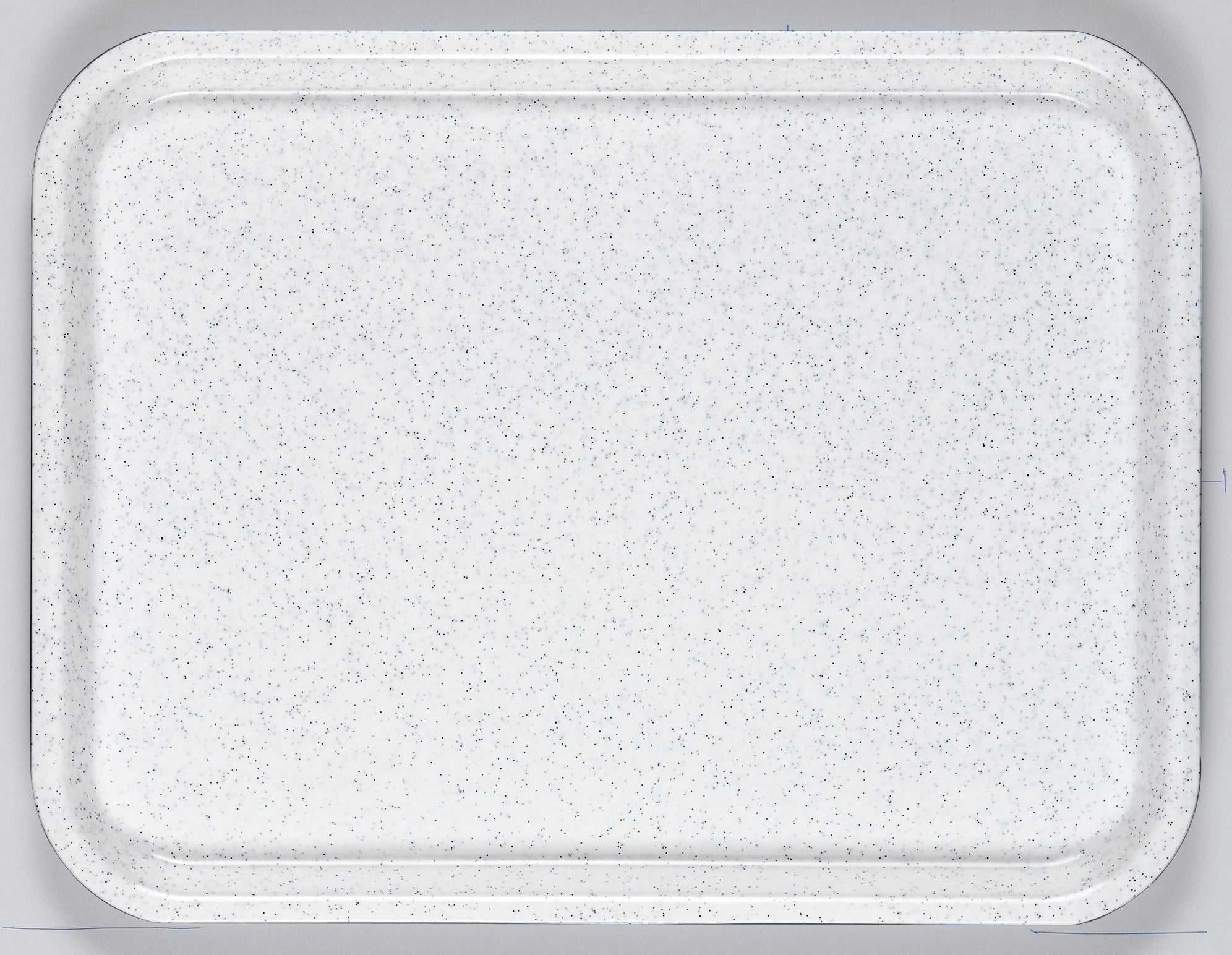 Bricka plast granit 43x33cm