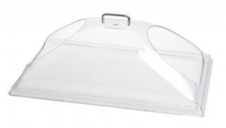 Huv polykarbonat med 2 hål kortsidan 1/1