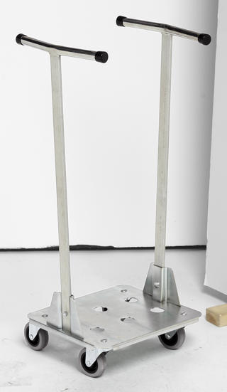 Säckvagn förzinkad för 60L säck 35x30x80cm