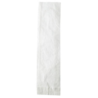 Brödpåsar med fönster Baguettepåsar med invik Vit