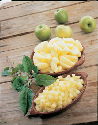 Äpple tärnad