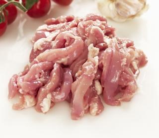 Kycklinglårfilé Strimlad 12 mm