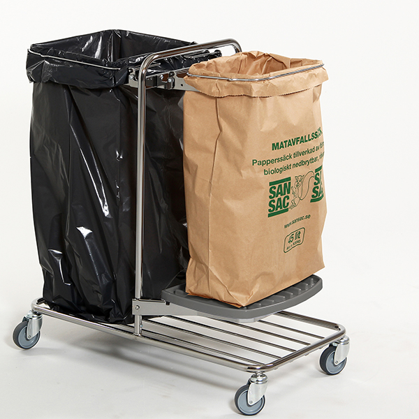 Säckhållare stativ matavfall för 45L och 125L