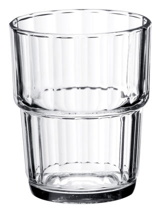 Norvege Glas Stapelbart Härdat 25cl Ø77mm 94mm
