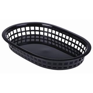 Korg plast svart 28x18cm