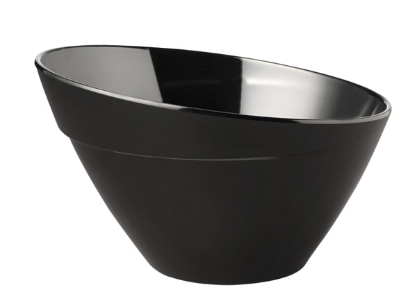 Skål Melamin Svart Ø21cm H13cm 1,5L