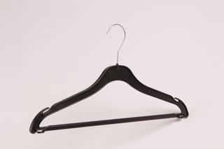 Klädhängare med stång, plast