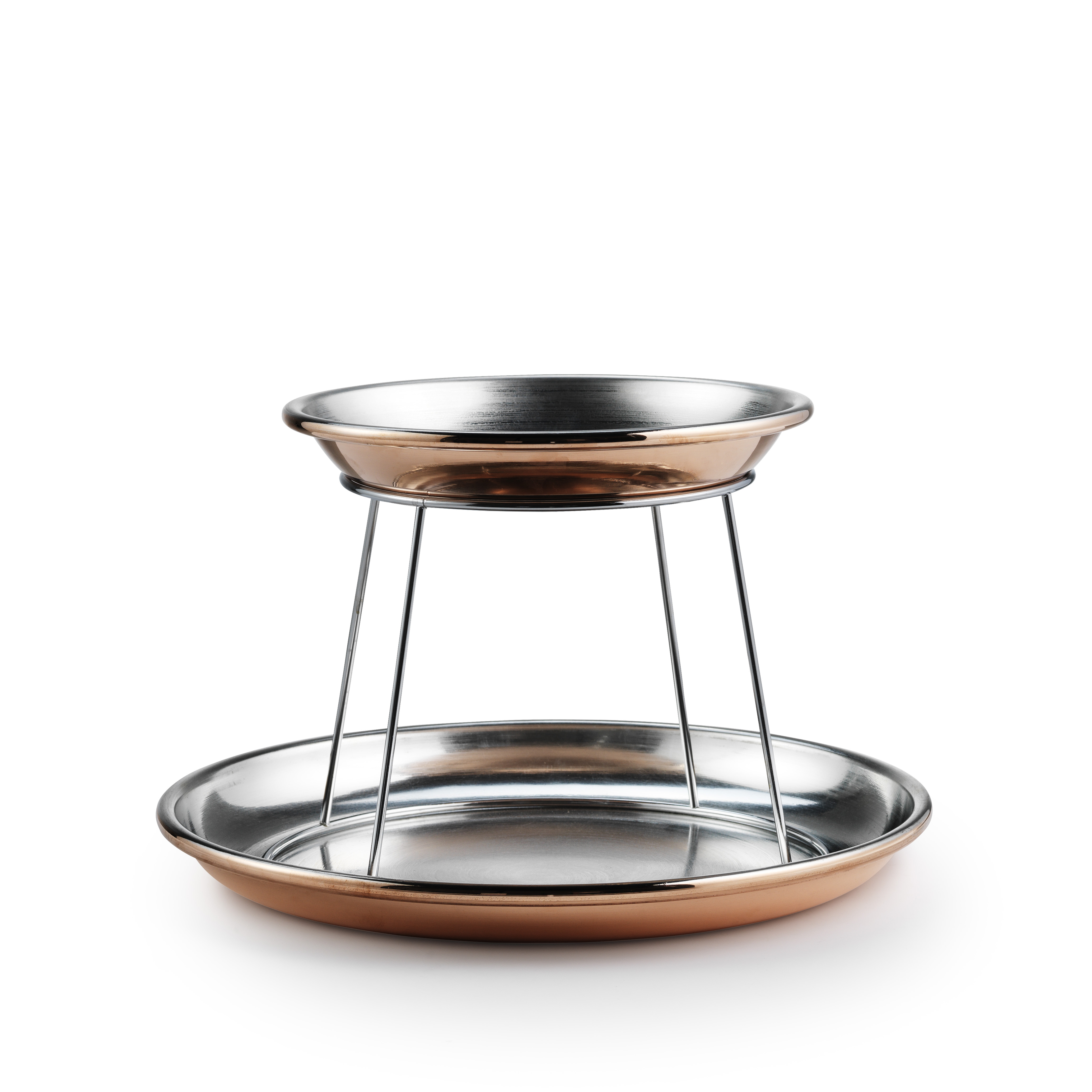 Skaldjursfat koppar förtennad insida 24cm h4,5