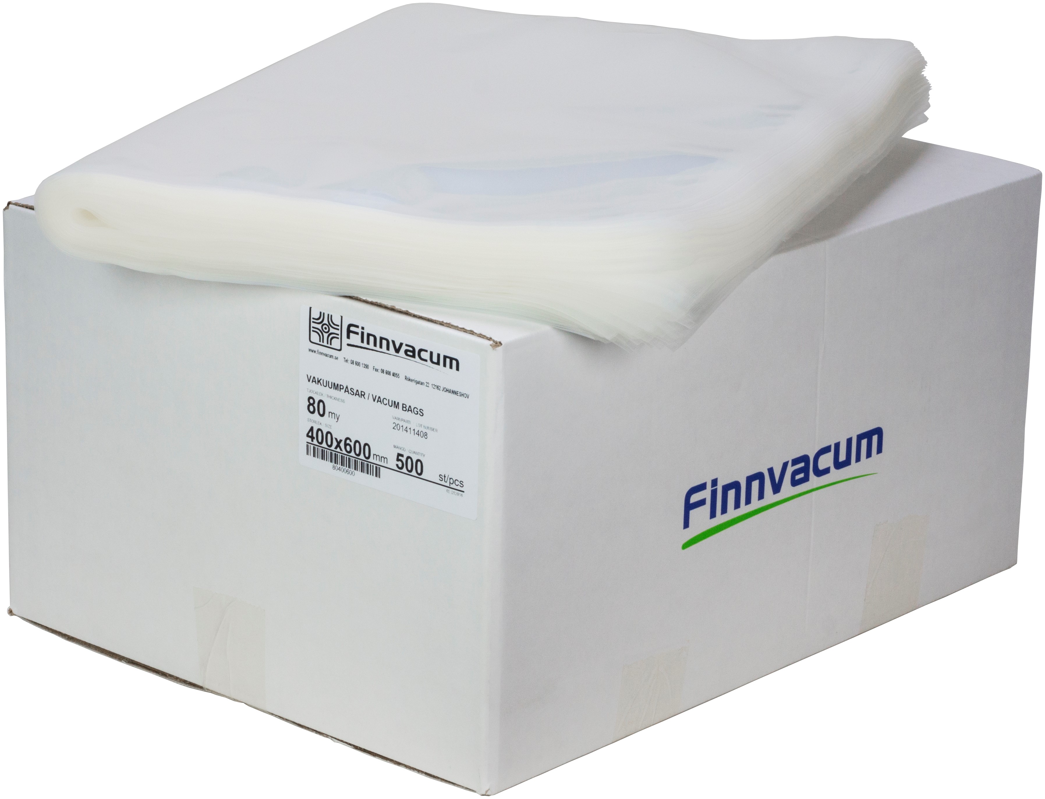 Vakuumpåsar 400x600mm 80my
