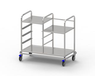 Kombinationsvagn 2 hyllplan