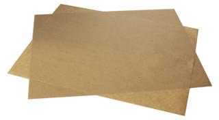 Smörpapper ark 25x33cm brun