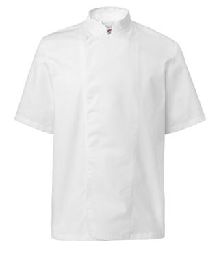 Kockrock 1605 Herr Kort Ärm Vit C48