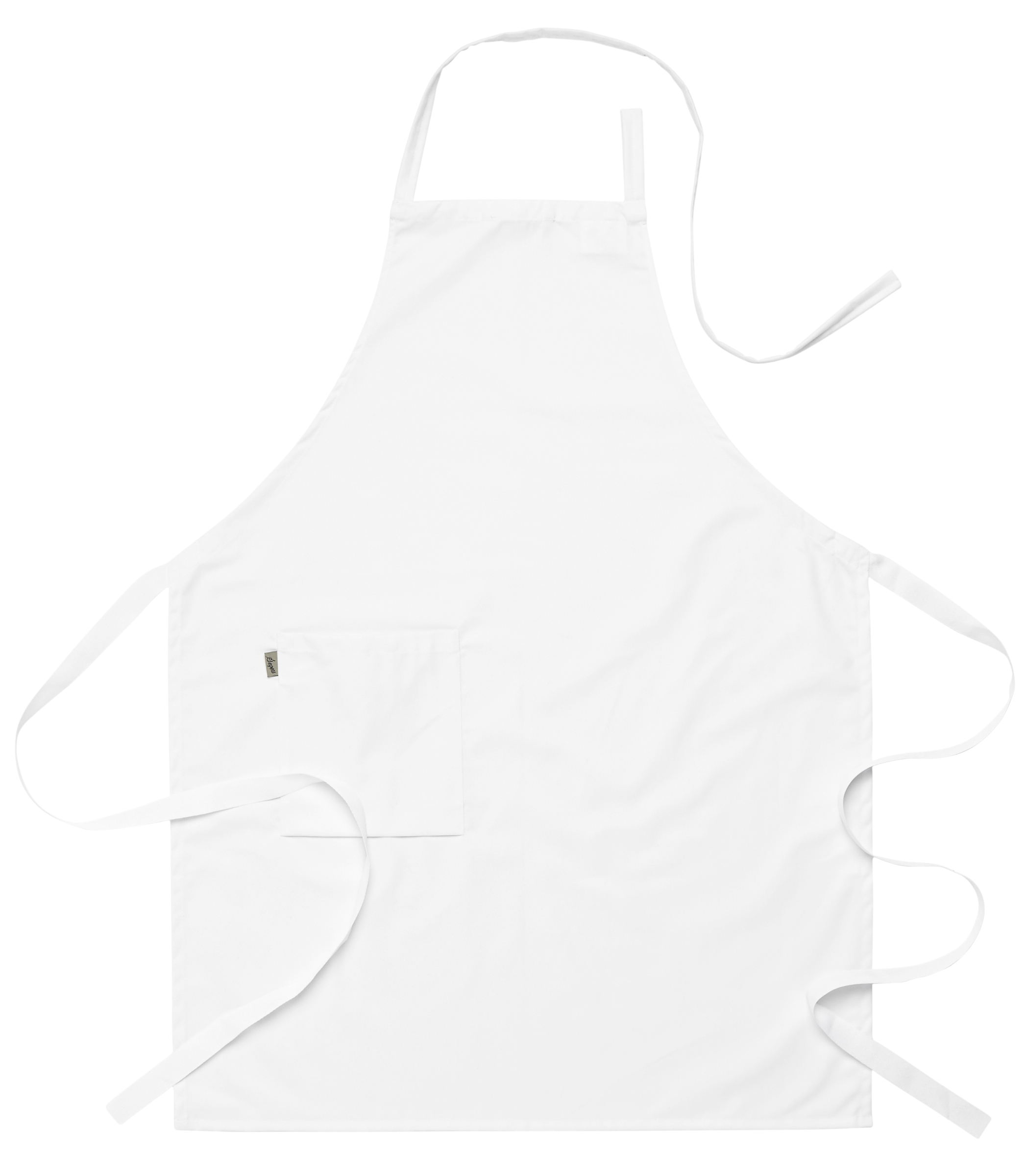 Bröstförkläde 5986 Vit 75x95cm