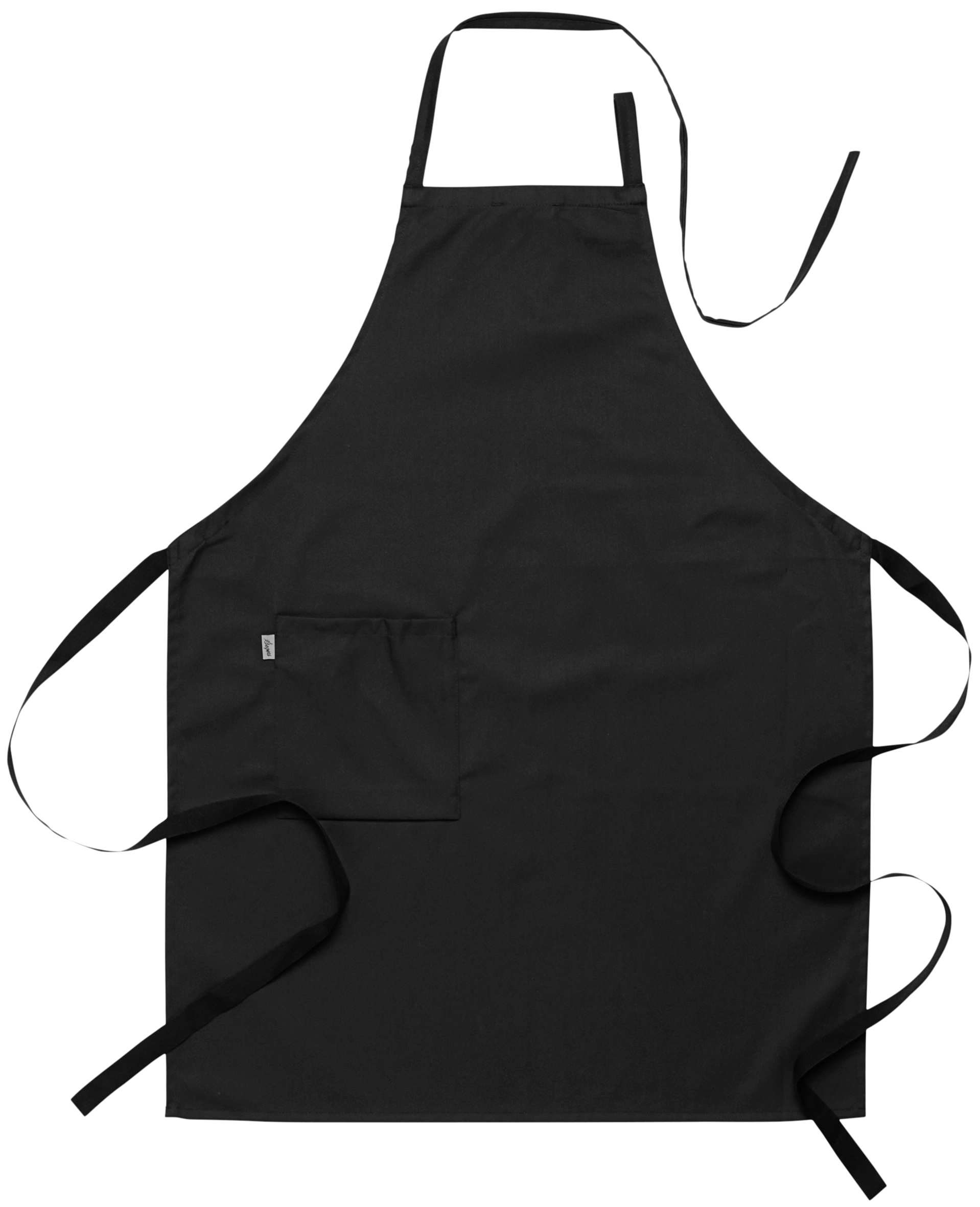 Bröstförkläde 5986 svart 75x95cm