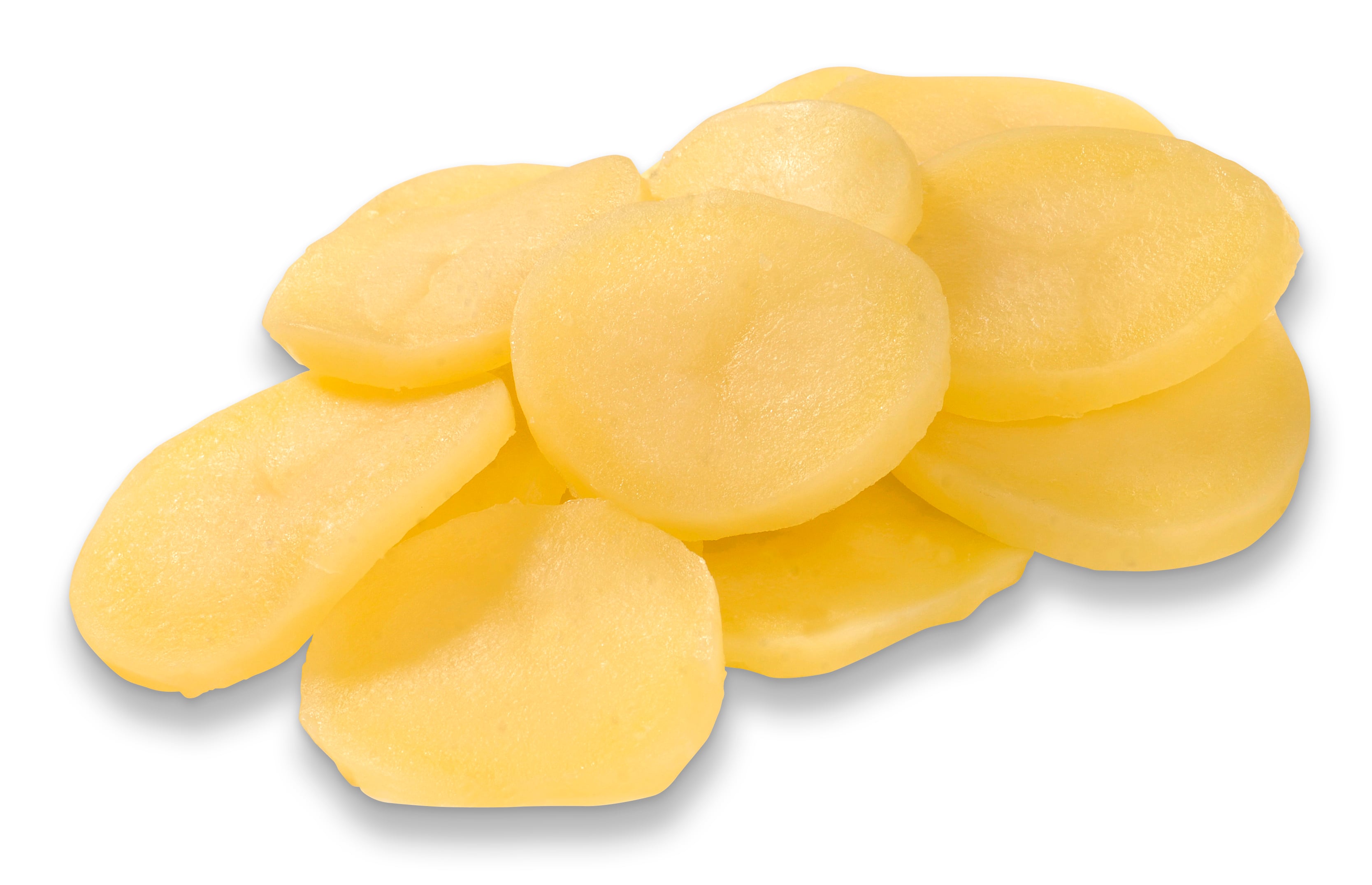 Minutpotatis Skivad Förkokt