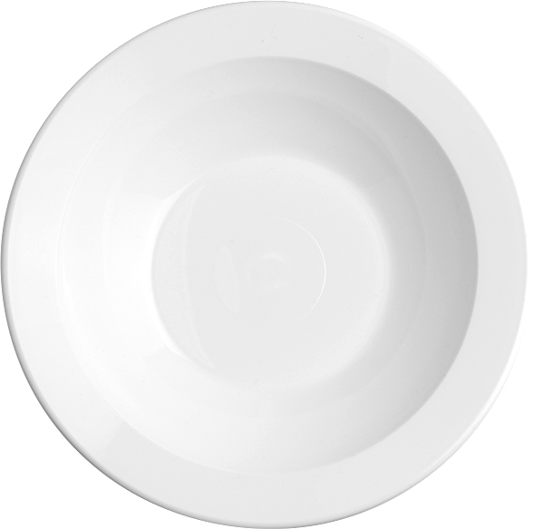 Progress Tallrik Djup PET-G Vit Ø18cm
