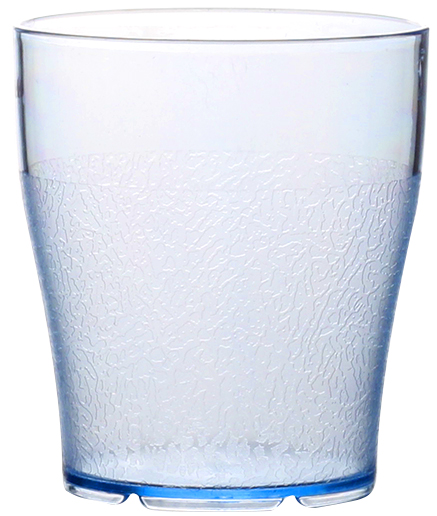 Progress Glas Plast Ljusblå 24cl Ø72mm h82mm