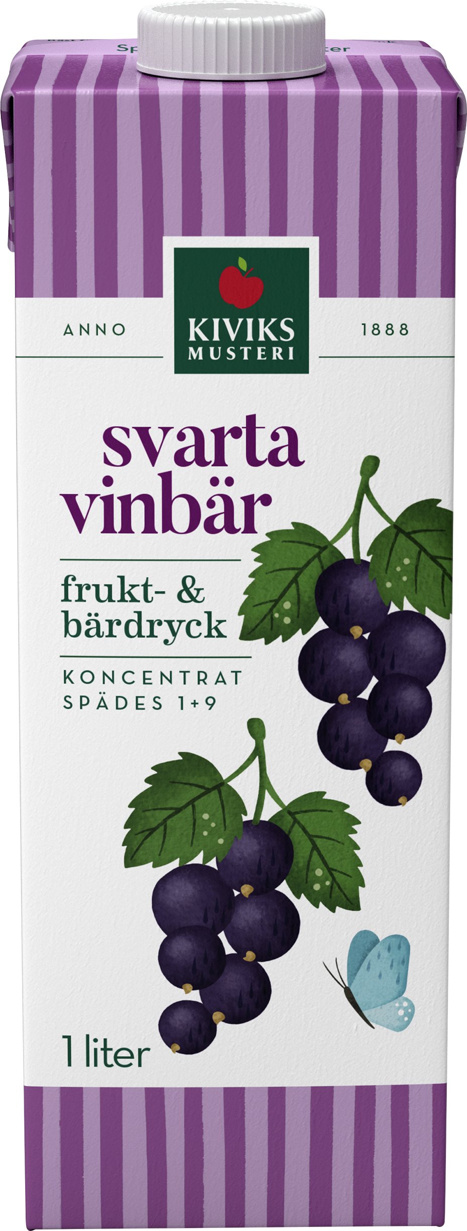 Fruktdryck Svartvinbär 1+9