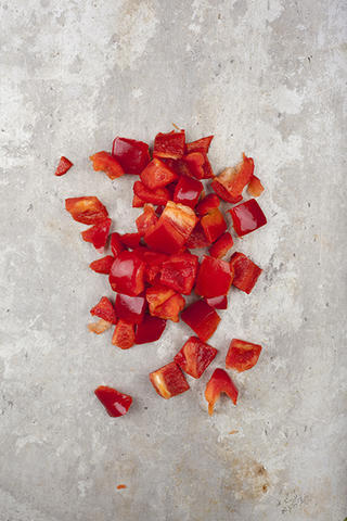 Paprika Röd i Bit 20x30mm