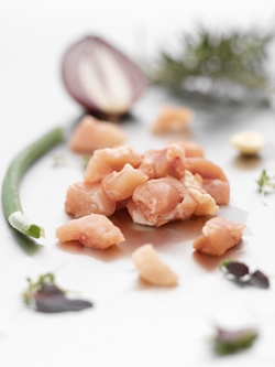 Kycklingkött Tärnad