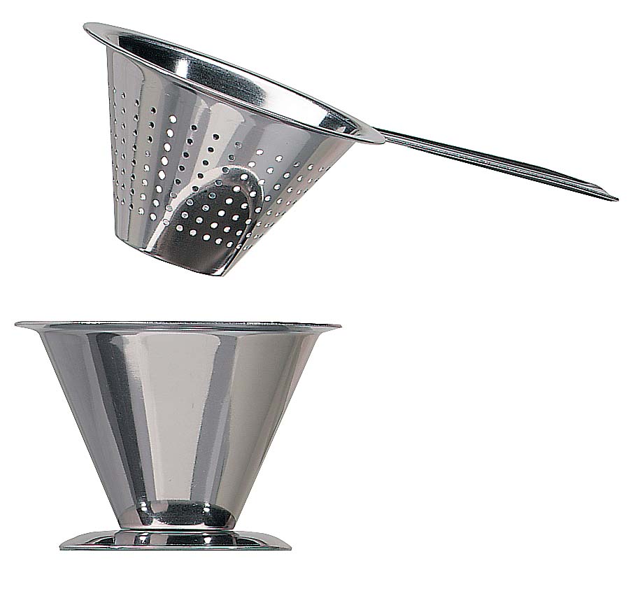 Tesil med djup kopp rostfri