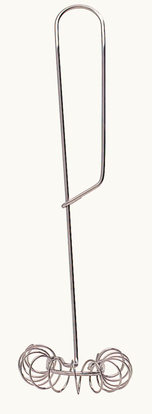 Spiralvisp rostfri 23cm