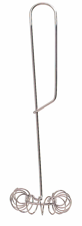 Spiralvisp rostfri 30 cm