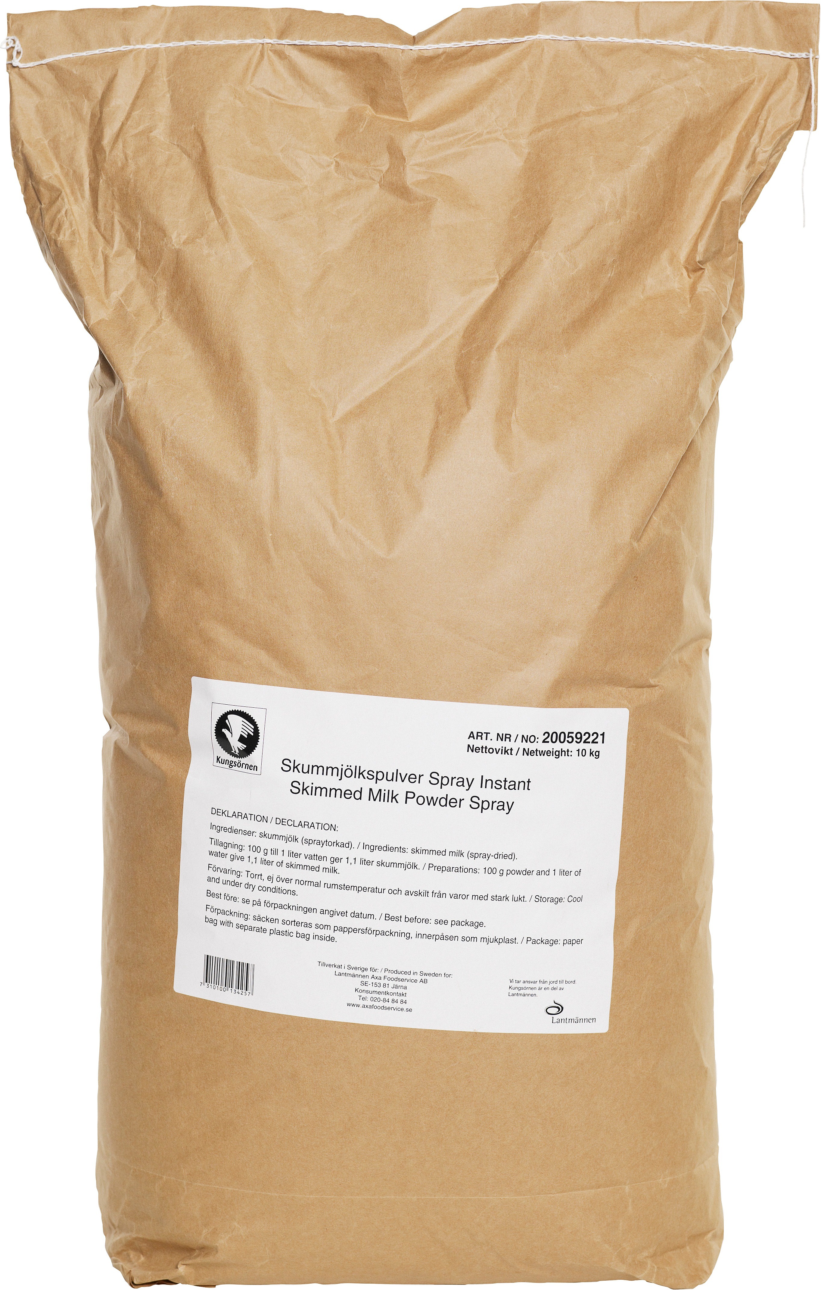 Mjölkpulver Instant