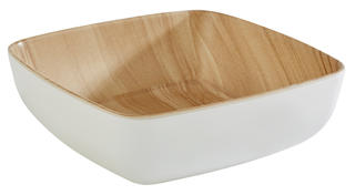 Frida Skål Melamin Svart/Trämönstrad
16,5x16,5x5,5cm 85cl