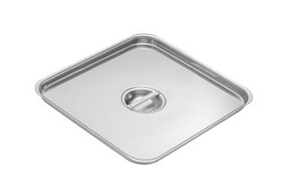 Lock med Handtag Rostfri GN 2/3